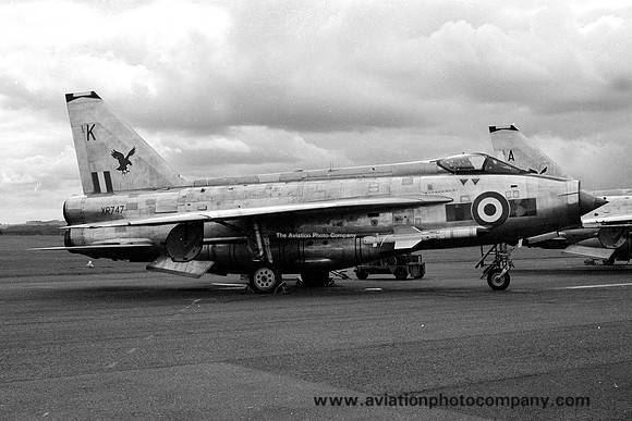 RAF 23 Squadron English Electric Lightning F.6 XR747/K (1972)