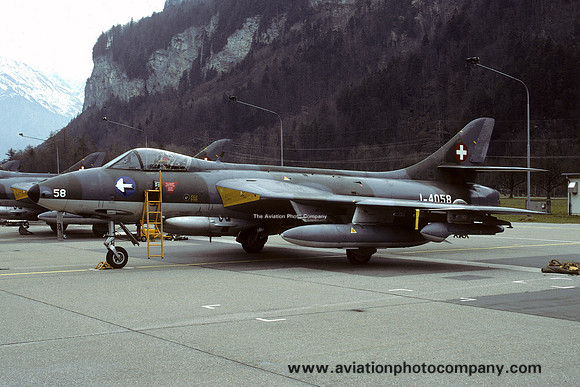 Swiss Air Force Hawker Hunter F.58 J-4058 (1994)