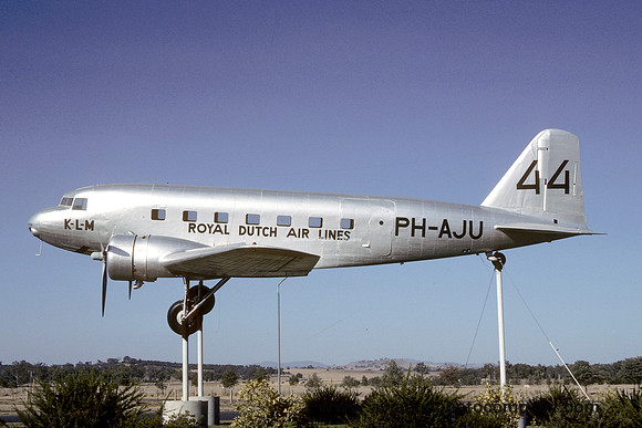 KLM Douglas DC-2 PH-AJU displayed in Australia (1983)