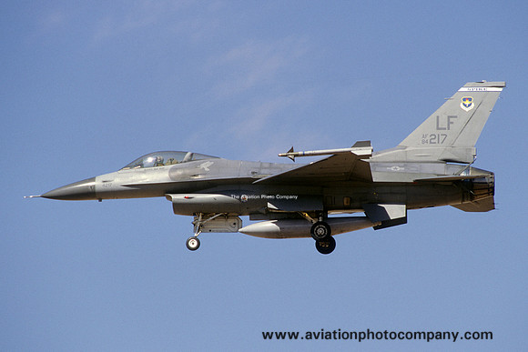 USAF 56 FW 61 FS General Dynamics F-16C Fighting Falcon 84-1217/LF at Luke AFB (2000)