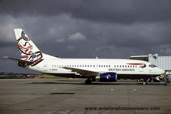 British Airways Boeing 737-500 G-MSKD (1998)