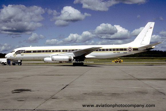 Thai Air Force Douglas DC-8-62 HS-TGQ (1987)