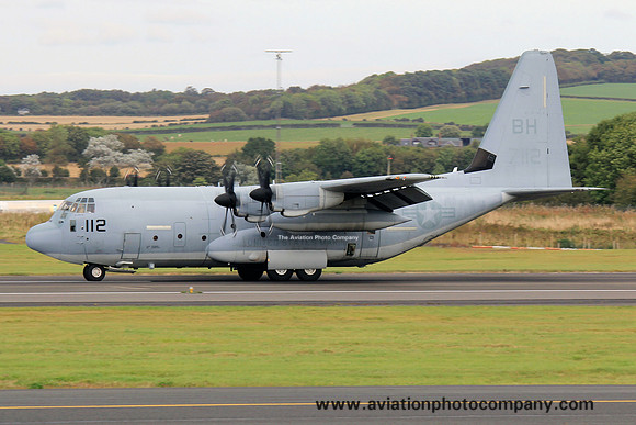 US Marines VMGR-252 Lockheed KC-130J Hercules 167112/BH at Prestwick (2015)