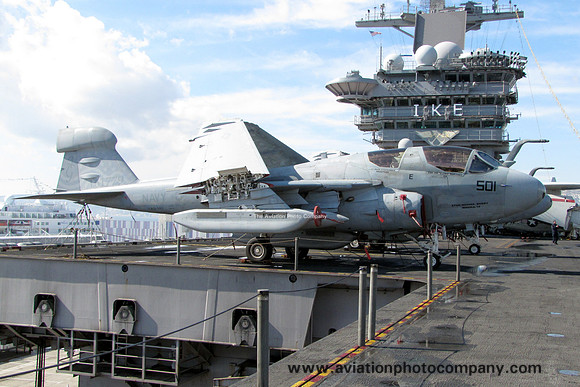 USMC VAQ-140 Grumman EA-6B Prowler 161779 onboard USS Eisenhower in Marseilles (2013)