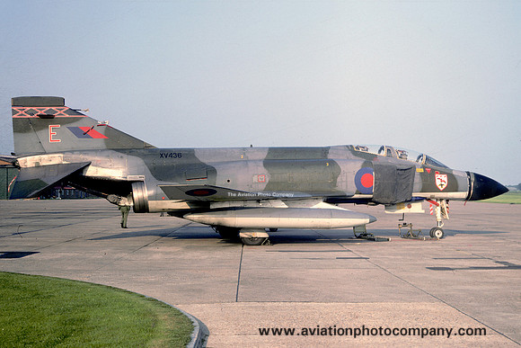 RAF 29 Squadron McDonnell F-4M Phantom FGR.2 XV436/E at RAF Leuchars (1978)