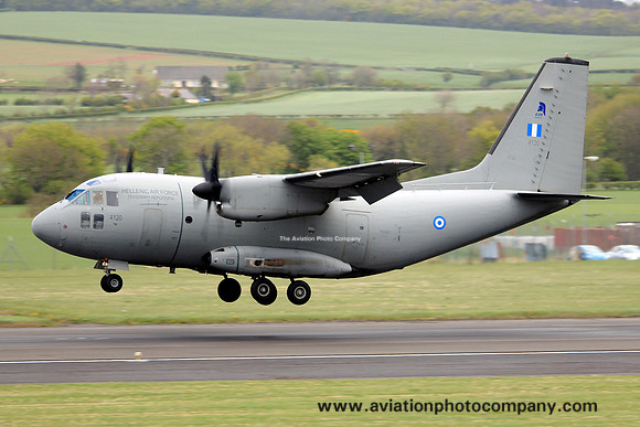 Greek Air Force 354 Mira Alenia C-27J 4120 at Prestwick (2013)