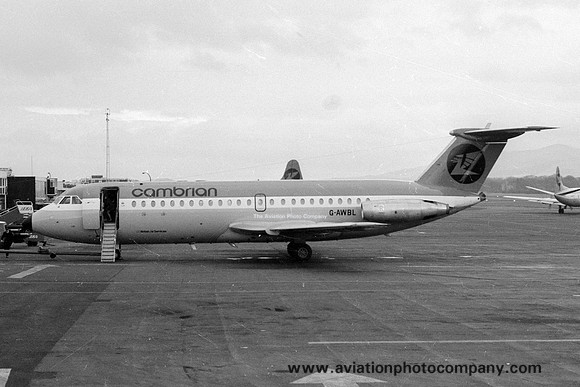 Cambrian BAC-111 G-AWBL (1972)