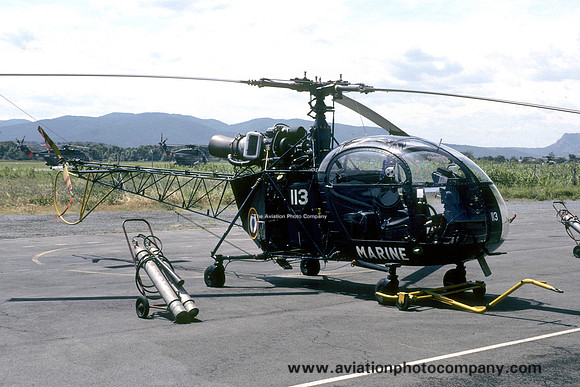 French Navy Sud Alouette II 113 (1986)