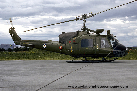 Norwegian Air Force Bell UH-1B 961 (1987)