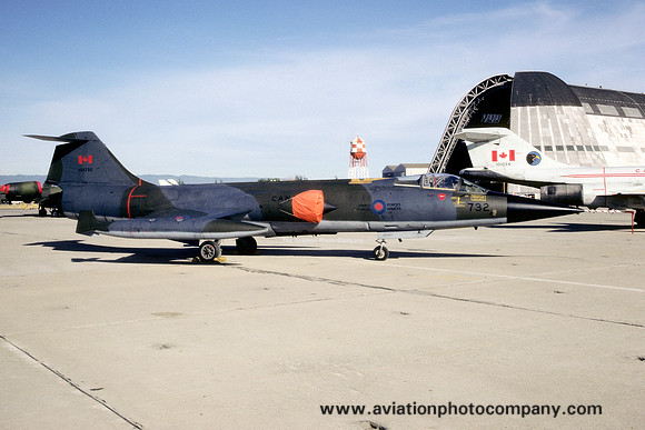 Canadian Armed Forces Canadair CF-104 Starfighter 104732 at Moffett Field (1981)