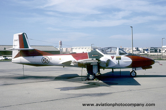 Portuguese Air Force Esq 102 Cessna T-37C 2417 (1987)