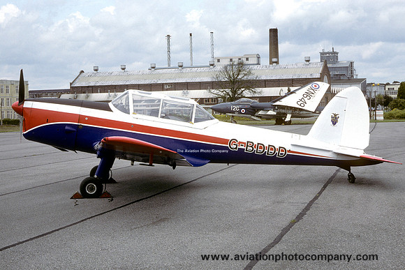 RAE Flying Club DHC-1 Chipmunk B-BDDD (1982)
