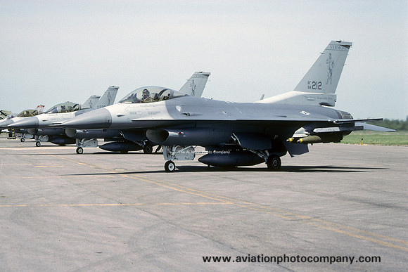 USAF Vermont ANG 134 FS General Dynamics F-16C Fighting Falcon 84-1212 (2001)