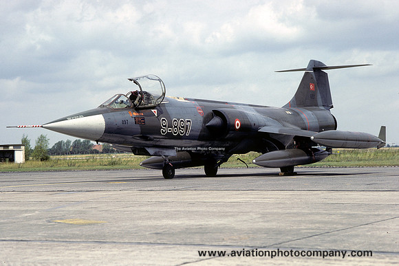 Turkish Air Force 192 Filo Lockheed F-104S Starfighter 9-897 (1981)