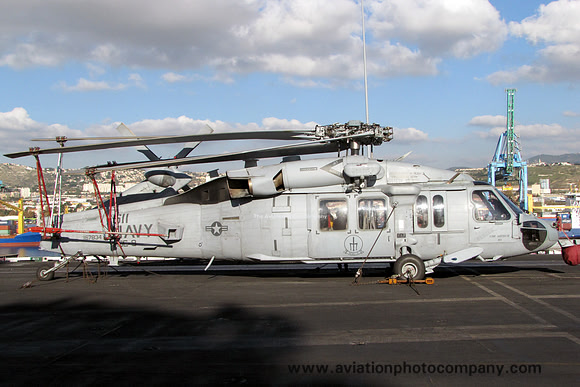 US Navy HSC-9 Sikorsky MH-60S Seahawk 167834/AJ-611 on board USS George HW Bush (2011)