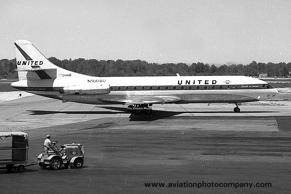 United Airlines Sud Caravelle N1008U