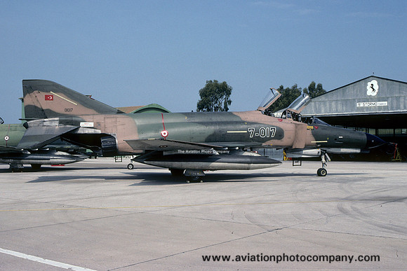 Turkish Air Force McDonnell F-4E Phantom 7-017 (1988)