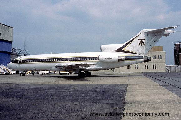 Brithin Company Boeing 727-30 VR-BHN at Luton (1985)