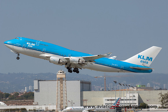 KLM Asia Boeing 747-400 PH-BFY at Los Angeles IAP (2015)