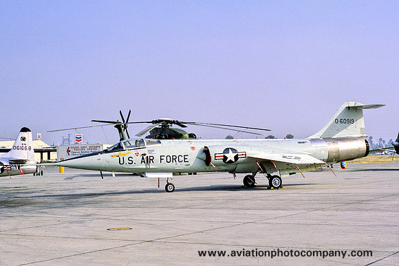 US Air Force Lockheed F-104A Starfighter 56-0919 (1971)