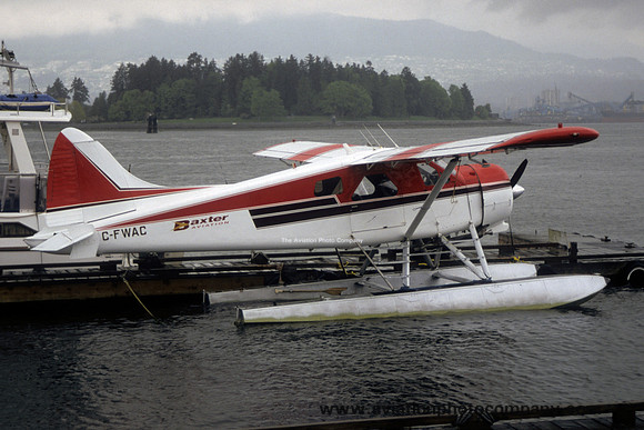 Baxter Aviation DHC-2 Beaver C-FWAC at the Vancouver Seaplane Base (2000)
