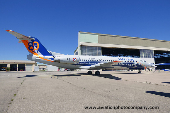 French Air Force DGA-EV Fokker 100 290/F-ZAFT (2024)