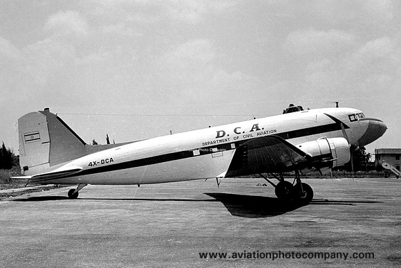 Israel Department of Civil Aviation Douglas C-47B 4X-DCA
