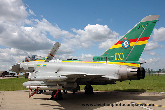 RAF 3 Squadron BAE Typhoon FGR.4 ZJ936/QO-C at RAF Marham (2012)