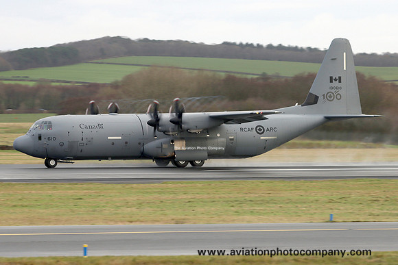 Royal Canadian Air Force 436 Squadron Lockheed C-130J-30 Hercules 130610 at Prestwick (2024)