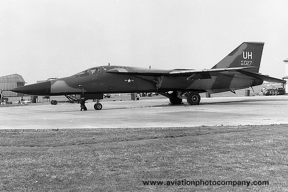 USAF 20 TFW General Dynamics F-111E Aardvark 68-0027/UH (1974)