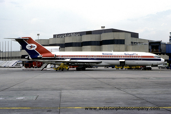 Yemenia Boeing 727-2N8 4W-ACG at Frankfurt Rhein Main (1982)