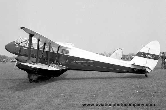 Hampshire Aeroplane Club De Havilland Dragon Rapide G-AHKB (1960)