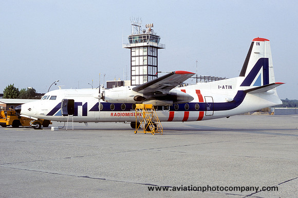 Radiomisure Fokker F-27-600 I-ATIN (1982)