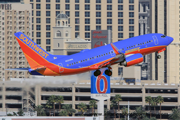 Southwest Airlines Boeing 737-700 N223WN at Las Vegas IAP (2014)