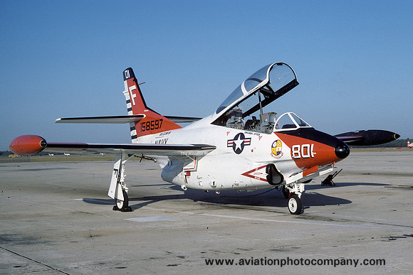 US Navy VT-4 North American T-2C Buckeye 158597/F-801 (1984)