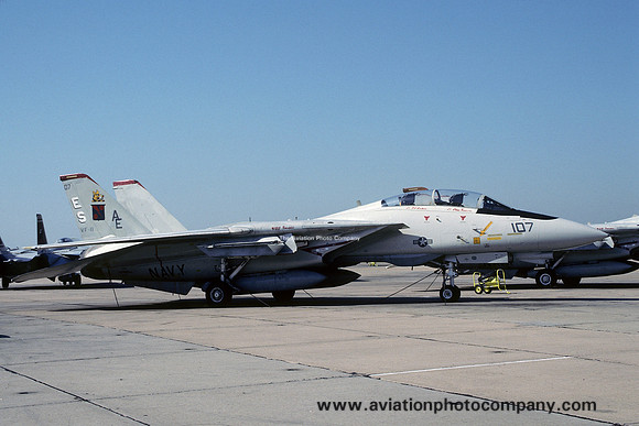 US Navy VF-11 Grumman F-14A Tomcat 161863/AE-107 (1987)