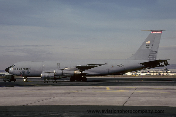 USAF AFRC 63 ARS Boeing KC-135E Stratotanker 57-1504 at Rhein Main (2001)