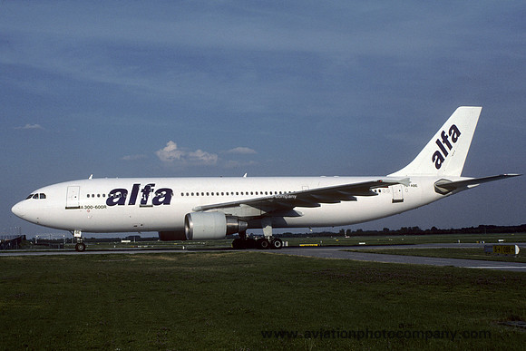Alfa Airbus A300-600R TC-ABE at Munich (2000)
