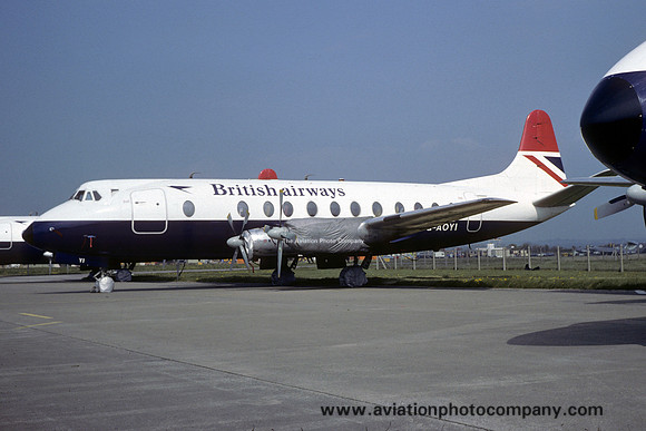 British Airways Vickers Viscount G-AOYI (1980)