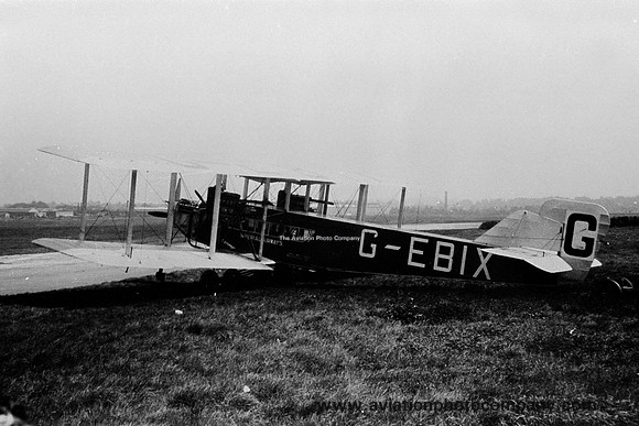 Imperial Airways Handley Page W8F G-EBIX