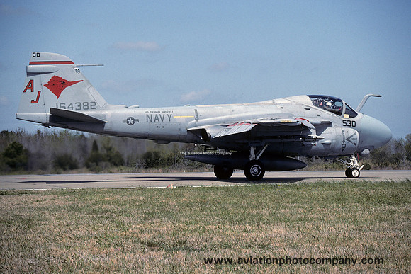 US Navy VA-82 Grumman A-6E Intruder 164382/AJ-530 (1992)