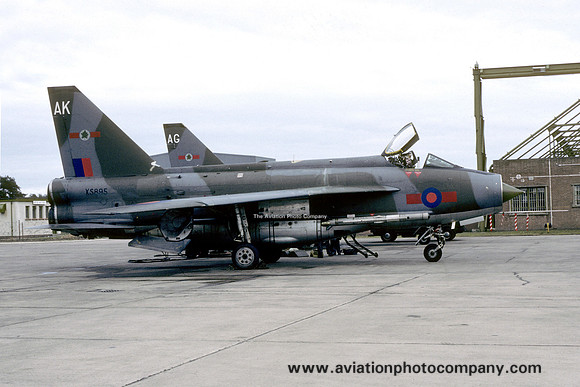 RAF 5 Squadron English Electric Lightning F.6 XS895/AK at RAF Lossiemouth (1983)