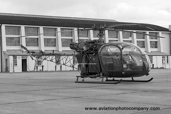 Army Air Corps 667 Squadron Sud Alouette II XR376 (1970)