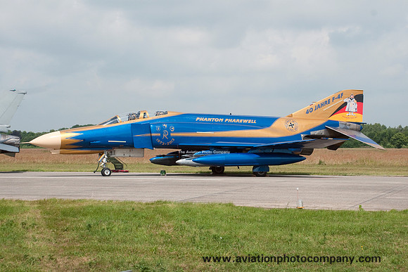 German Air Force JG71 McDonnell F-4F Phantom 37+01 at the Volkel Airshow (2013)