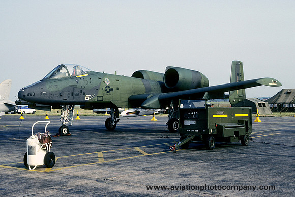 USAF 81 TFW Fairchild A-10A Thunderbolt 81-093/WR (1992)