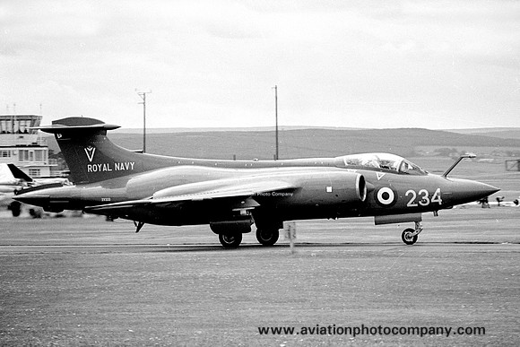 Royal Navy 801 Squadron Blackburn Buccaneer S.2 XV333 at RNAS Lossiemouth (1967)