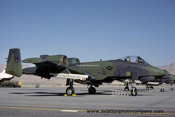 USAF Connecticut ANG 118 TFS Fairchild A-10A Thunderbolt 78-0643/CT (1981)