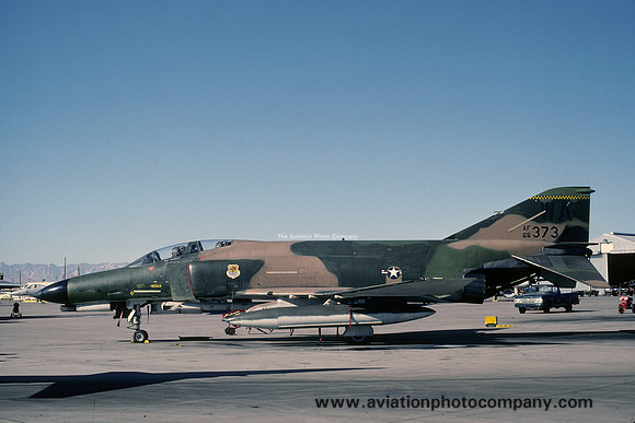 USAF 57 FWW 414 FWS McDonnell F-4E Phantom 68-0373/WA at Nellis AFB (1981)