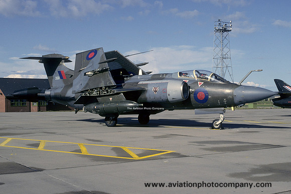 RAF 12 Squadron Blackburn Buccaneer S.2 XV359 at RAF Lossiemouth (1993)