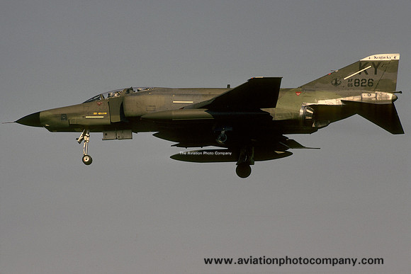 USAF Kentucky ANG 165 TRS McDonell RF-4C Phantom 65-0826/KY (1986)